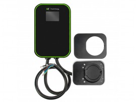 Hišna polnilnica Wallbox GC EV PowerBox 22kW RFID + kabel Green Cell GC Type 2 3,6 kW 5 m / 16,4 ft za polnjenje e-vozil